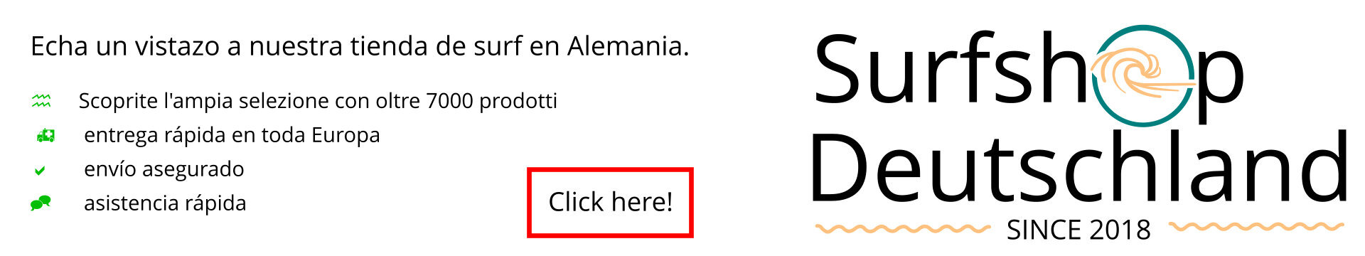 Gran selección en Surfshop Alemania